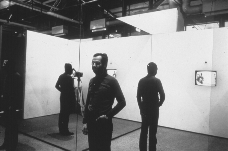 Dan Graham, Present Continuous Past(s), 1974. Documentary image found via New Media Art; photographic rights to be confirmed before publication.