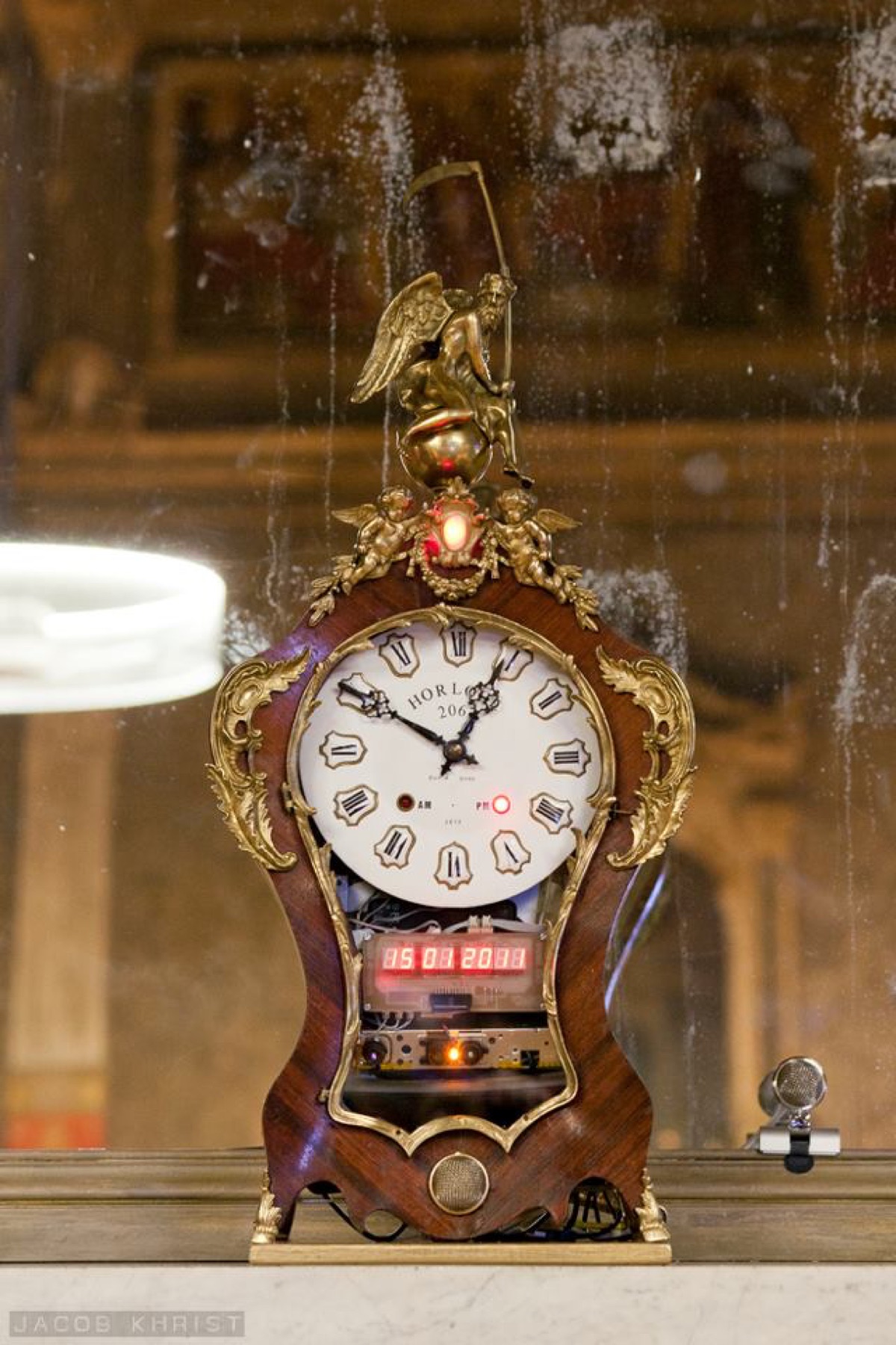 Horloge 2067, œuvre de David Guez.