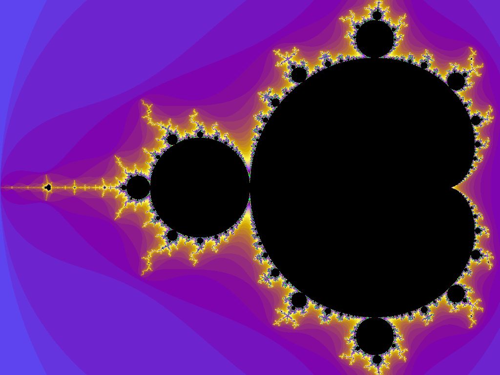 Visualisation of the Mandelbrot set. Image marked CC0 on Wikimedia Commons.