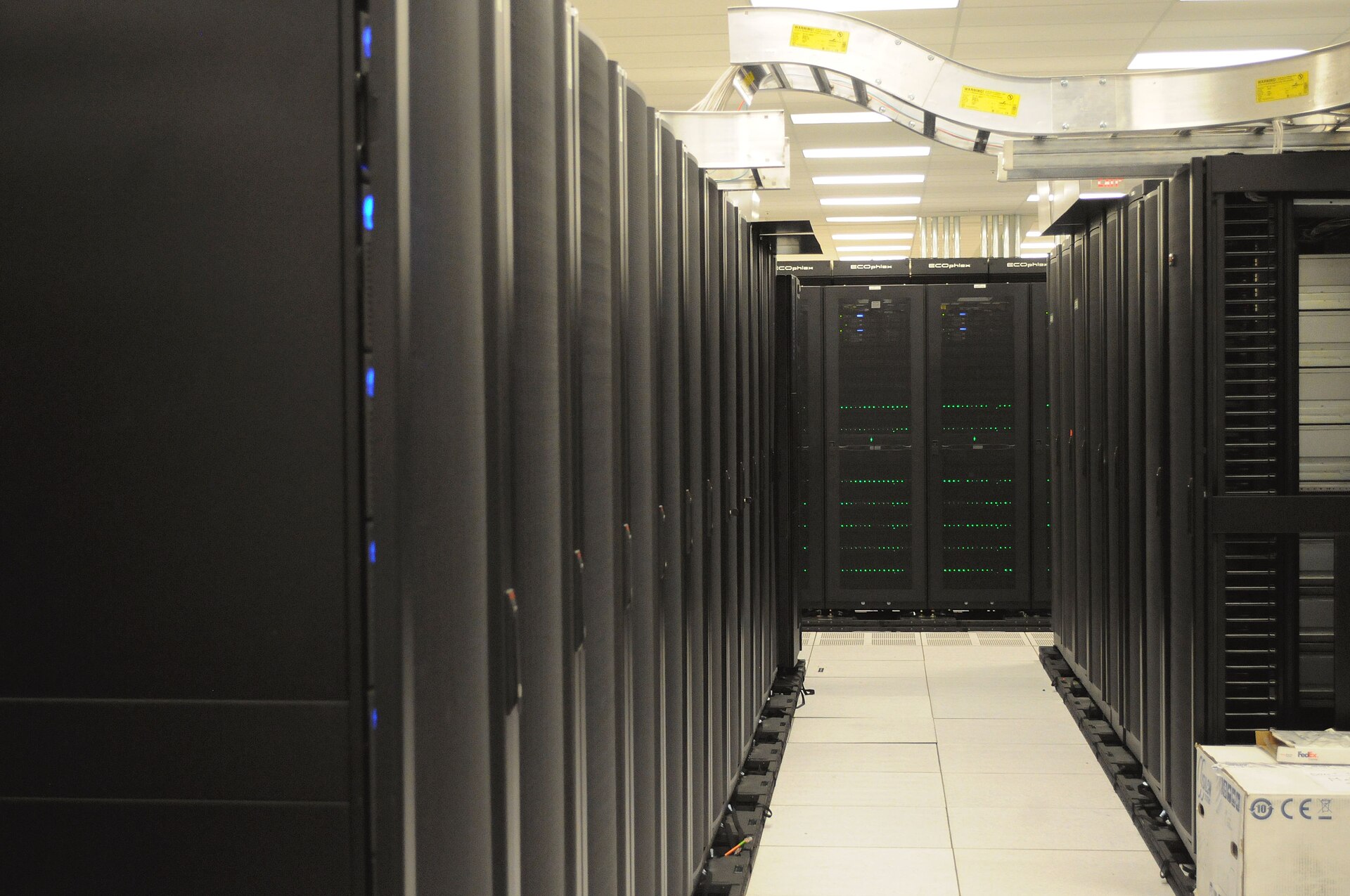 NERSC server racks. CC0 photograph / Wikimedia Commons.