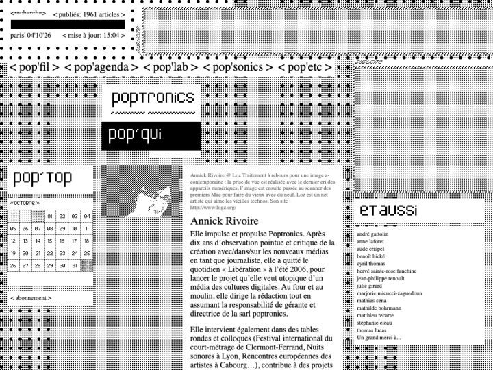 Poptronics — The Poptronics team